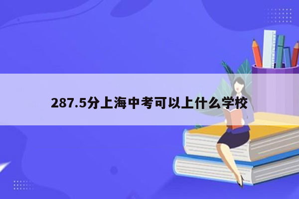 287.5分上海中考可以上什么学校
