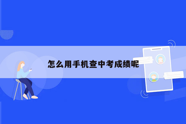 怎么用手机查中考成绩呢