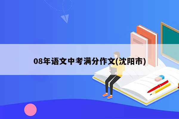 08年语文中考满分作文(沈阳市)