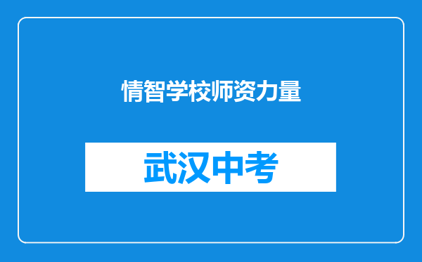 情智学校师资力量