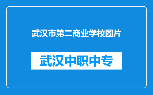 武汉市第二商业学校图片